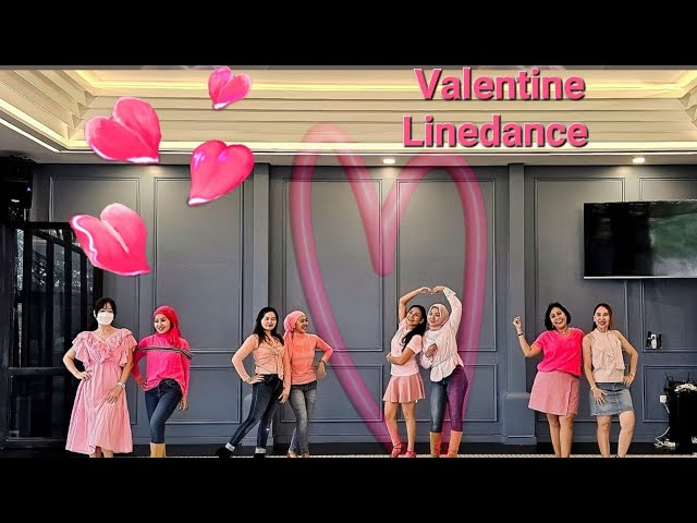 Valentine Linedance | Choreo by Raymond Sarlemijn | Easy New Comer | Demo by TDC class=