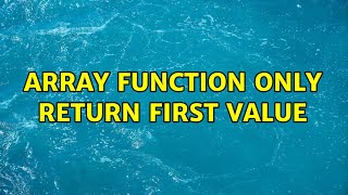 Celebrity Array Function Only Return First Value Wealth