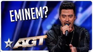 Download Lagu Is dat Eminem? Hij speelt al je favoriete rappers in America's Got Talent! MP3 Download Lagu Is dat Eminem? Hij speelt al je favoriete rappers in America's Got Talent! MP3