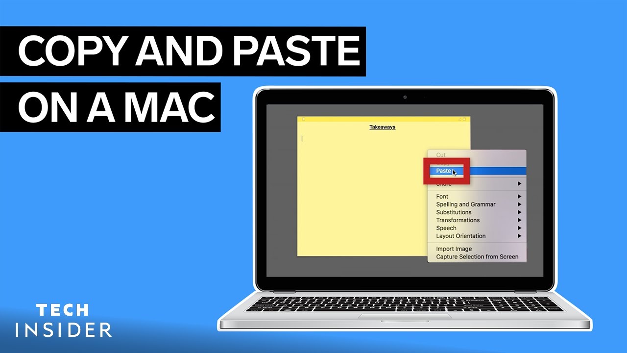 How To Copy And Paste On A Mac