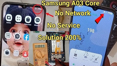 How to fix Samsung galaxy a03 network problem | Samsung Galaxy a03 core no service solution