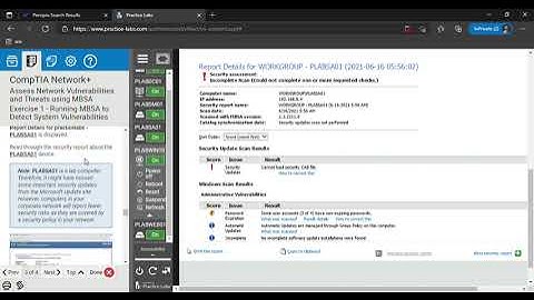 Assess Network Vulnerabilities and Threats using MBSA