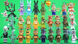All FNAF Animatronics Collection | McFarlane Toys Five Nights at Freddy's Waves 1 & 2(REUPLOAD)
