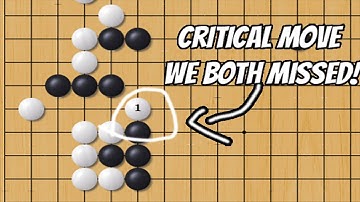 Go(Baduk). Dan players still make ALOT of mistakes! Critical fighting errors made.