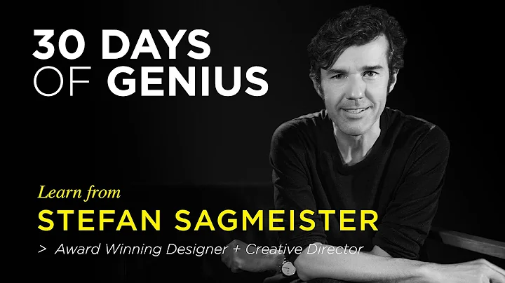 Stefan Sagmeister on CreativeLive | Chase Jarvis L...