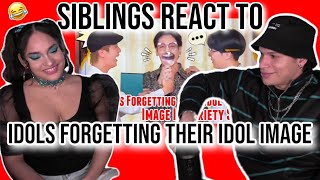 Siblings react to Kpop Idols Forgetting Their Idol Image In Variety Shows 2020| REACTION 😂🤦‍♀️😎