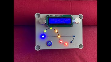 Biorhythm Clock using Arduino Nano, RTC, 1602A Display, 74HC595