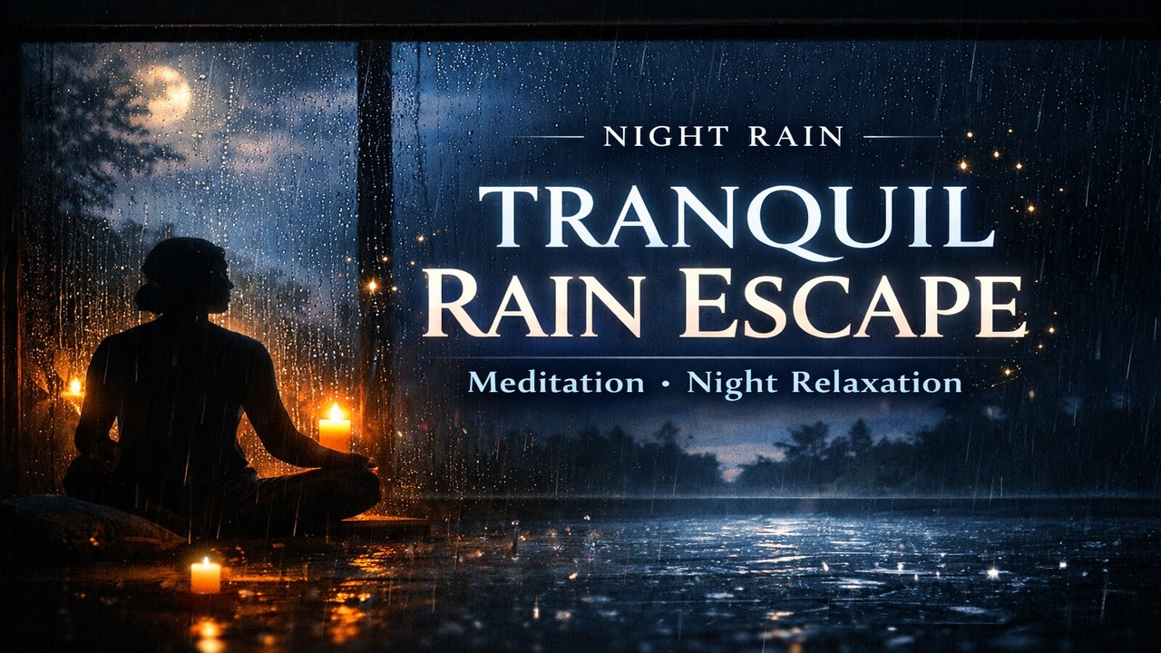 TRANQUIL RAIN ESCAPE: MEDITATION & NIGHT RELAXATION 🌧️✨