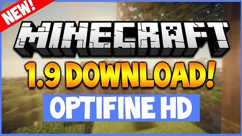 ★Minecraft Optifine HD + Shaders 1.9 (2016) - Voice Tutorial Download (NEW 1.9 VERSION!)★