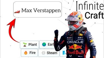How to make Max Verstappen in infinite craft | infinity craft