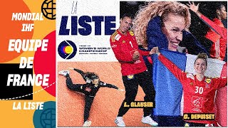 Mondial IHF - La liste des BLEUES !