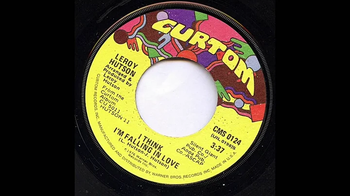 Leroy Hutson I Think I'm Falling In Love