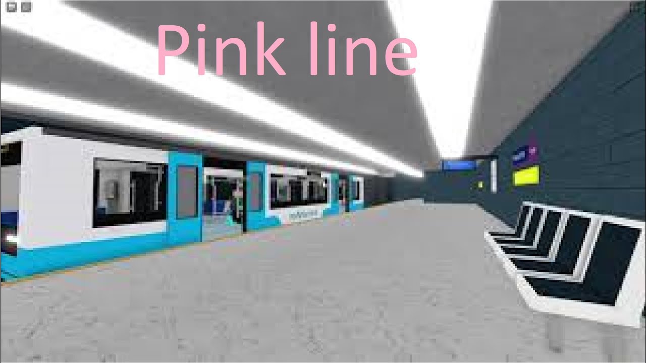 Ride On The Pink Metro Line In Experience The Robloxian Automatic 