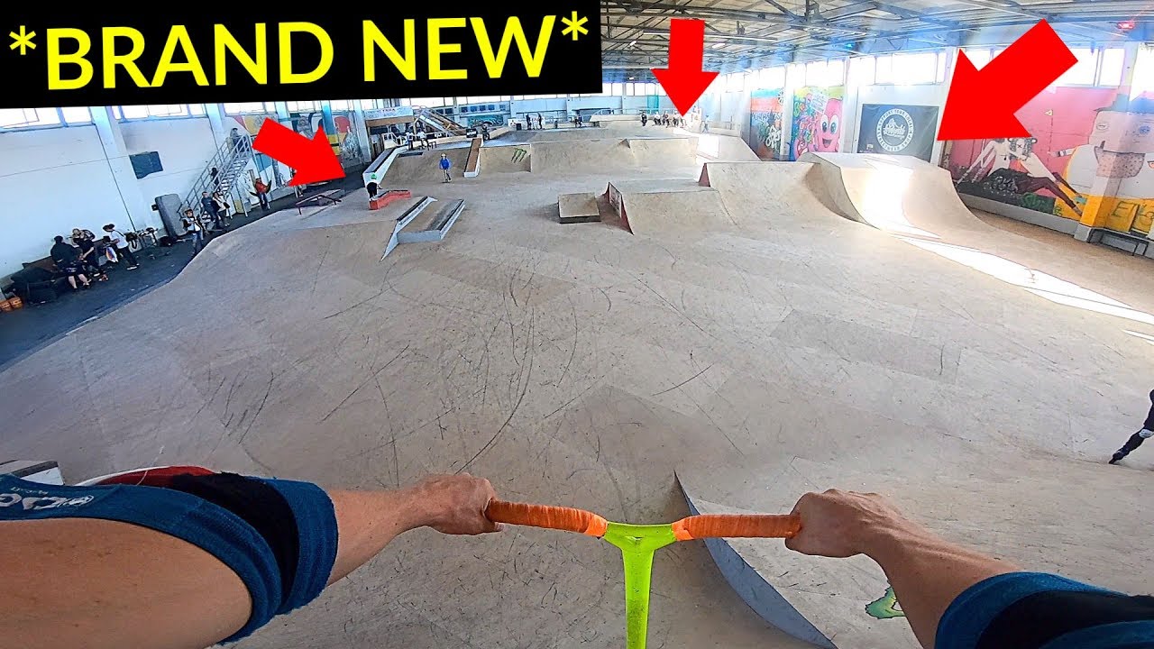 FIRST LOOK at Germany's BRAND NEW Indoor Skatepark🇩🇪‼️