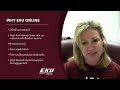 Online nursing program at eastern kentucky university