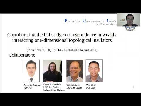 Corroborating the bulk-edge correspondence in weakly interacting 1D topological insulators