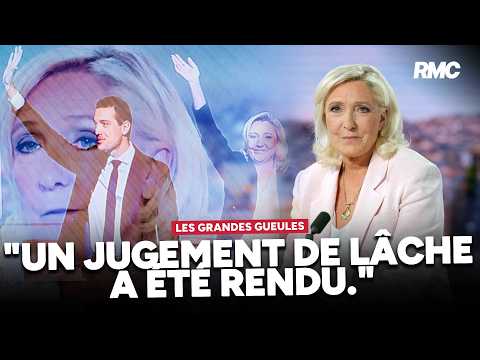 I want to salute Marine Le Pen's courage. A coward's verdict has been delivered.