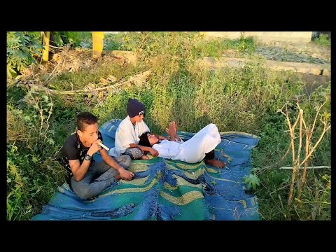 عيال الحاج حناوي باعو محصول الذره وقعدين بيغنو شوف الحاج حناوي عمل ايه