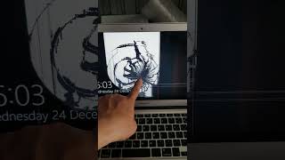 My MacBook Air A1466 laptop has a cracked screen.