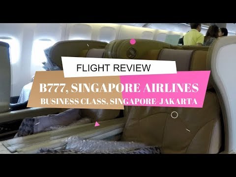 SINGAPORE AIRLINES BUSINESS CLASS | SINGAPORE - JAKARTA | BOEING 777-300 | CLASSIC LOBSTER THERMIDOR