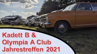 Kadett-B & Olympia-A Club Jahrestreffen 2021