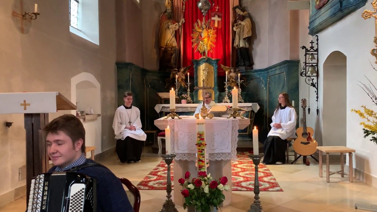 Gottesdienst St.Johannes Grainau 3.Sonntag der Osterzeit - YouTube