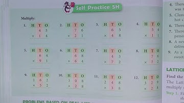 Class 3rd Subject Maths Self Practice 5H by ANUJ YADAV SIR 21 10 20