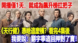 開播僅1天就成為飆升榜扛把子《天行健》憑啥這麼橫看完4集後我要說劉宇寧這回押對了寶2號警報鈴