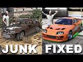 GTA 5 Trevor Restoring and Upgrading Supra to Fast Furious in Real Life Mod (Commentary)