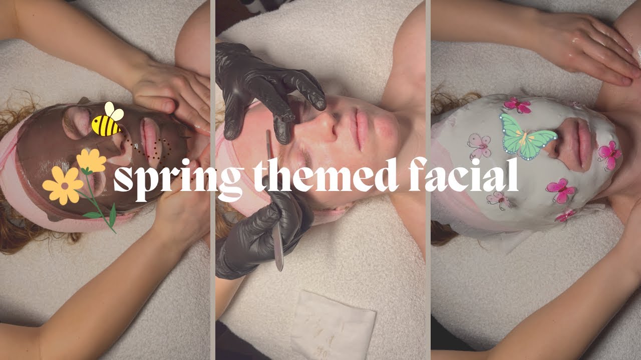NEW Spring Themed ASMR Facial | Full Length - YouTube