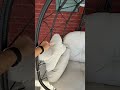 Double seater Hanging egg chair swing for your porch it patio