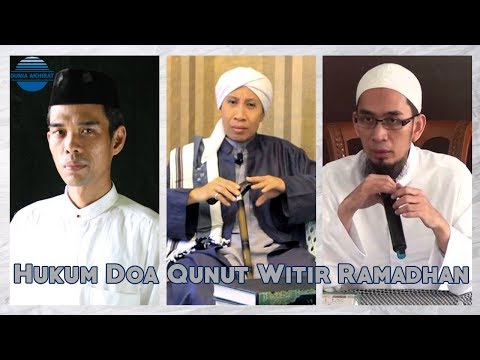 hukum-doa-qunut-witir-ramadhan---ustadz-abdul-somad,-buya-yahya,-ustadz-adi-hidayat