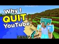 Why i quit youtube temporarily  a minecraft tutorial world tour and chat