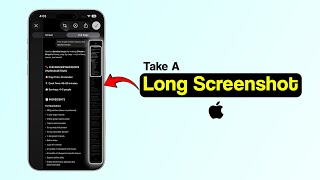 How to Take a Long Screenshot on an iPhone? screenshot 1
