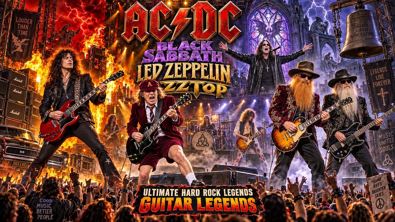 AC/DC • Black Sabbath• Led Zeppelin• Deep Purple🔥Classic Hard