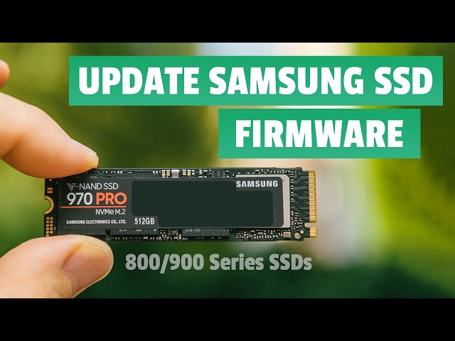 Update your Samsung 980 Pro SSD firmware right now
