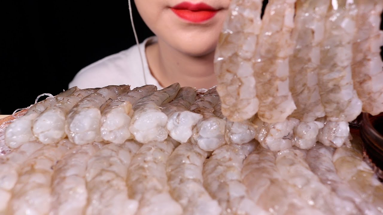 생새우회 먹방 Raw Shrimp MUKBANG