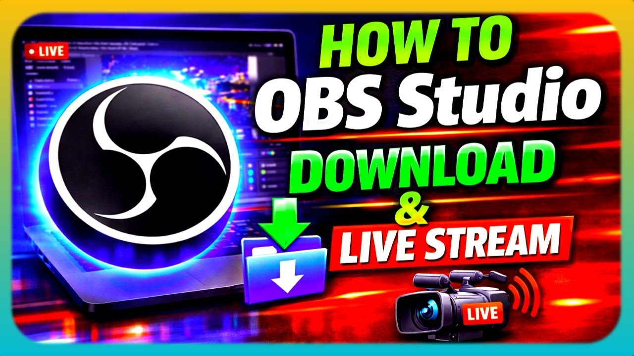 How to download OBS Studio 😎and how to LIVE STREAM 🤗 - YouTube