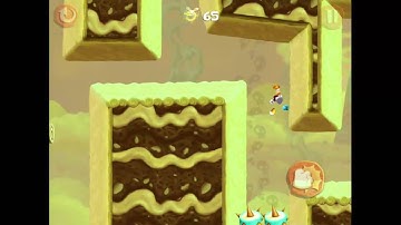 Rayman Fiesta Run for iOS Full 100% Walkthrough part 12 Candy Levels