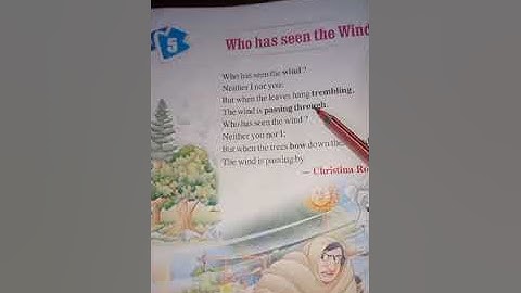 poem# Who has seen the wind # explanation  in hindi   #by Christina Rosseetti # Splendid #Highlight
