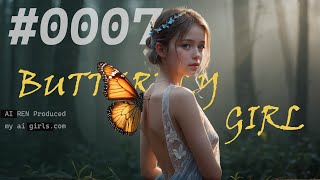 #ai #lookbook | 0007 #butterfly #girl #蝴蝶 #女孩 #异世界