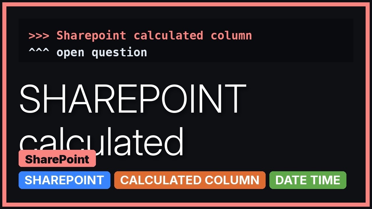 Sharepoint: Calculated column to show differece between start time and ...
