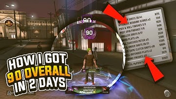 HOW TO REP UP FAST (90 OVERALL IN 2 DAYS)  • 100K + MYPOINTS XP METHOD 99 OVERALL GLITCH • NBA 2K19