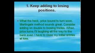 Trading Rules for Flash Trader - Go4advisory