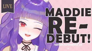 【Vtuber】 RE-DEBUT TIME!! | EN/FIL
Uncut VOD of my Re-debut during my Anniversary week!! Happened last July Aug 29, 2021.
#MadteaLive #Vtuber #Introduction
♥Expand me♥
MY SOCIALS:
https://maddiech.carrd.co/
https://www.twitch.tv/maddie_ch
https://twitter.com/Maddiee_ch
Tips/Donations: https://streamlabs.com/maddie_ch/tip
Commissions:
https://cinfulnoot.weebly.com/commissions
Join my discord so you can recommend me games or talk, interact or sometimes play with me and the other discord members~
Please read the server guide and go to the verification after to fully access the discord server!
SERVER: discord.gg/Yuq8HPd
My twitter tags are
Gen — #MadteaLive
Art — #Maddillust
Please do use them if you wanna post about me and/or tag me on posts related to me! Watch live at https://www.twitch.tv/maddie_ch 【Vtuber】 RE-DEBUT TIME!! | EN/FIL