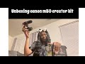 Unboxing the canon m50 creator kit in 2021! Plus my reaction to my first vlog camera