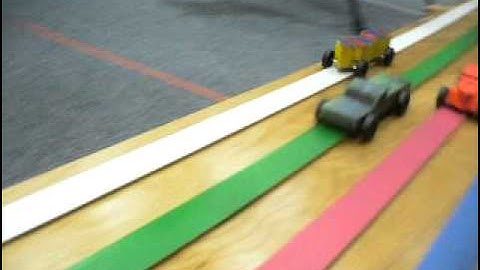 Pinewood Derby FInish Line Detector demo2