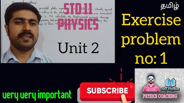 Exercise problem no:1||kinematics||Unit 2||STD11 Physics||sky physics