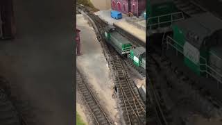 2x bb66000 au Eymoutiers aced un train de Fret #train #frenchrail #trainz #ngauge #chemindefer