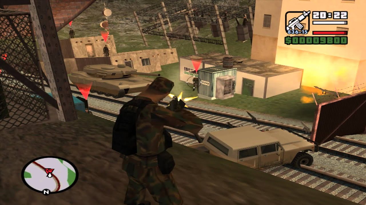 GTA san andreas - DYOM missione # 57 - World war four